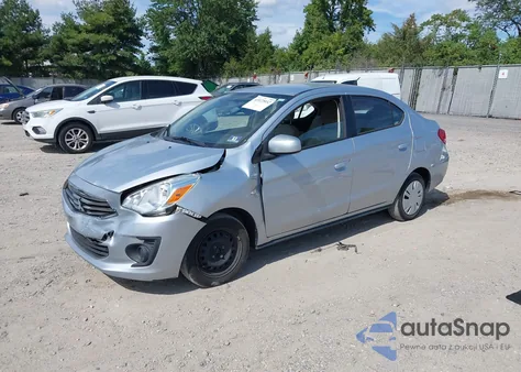 2019 Mitsubishi Mirage G4 Es z USA, uszkodzony, nr VIN ML32F3FJ4KHF07888